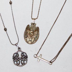 Alex & Ani 3 Pull Chain Lariat Necklace Bundle Lot
